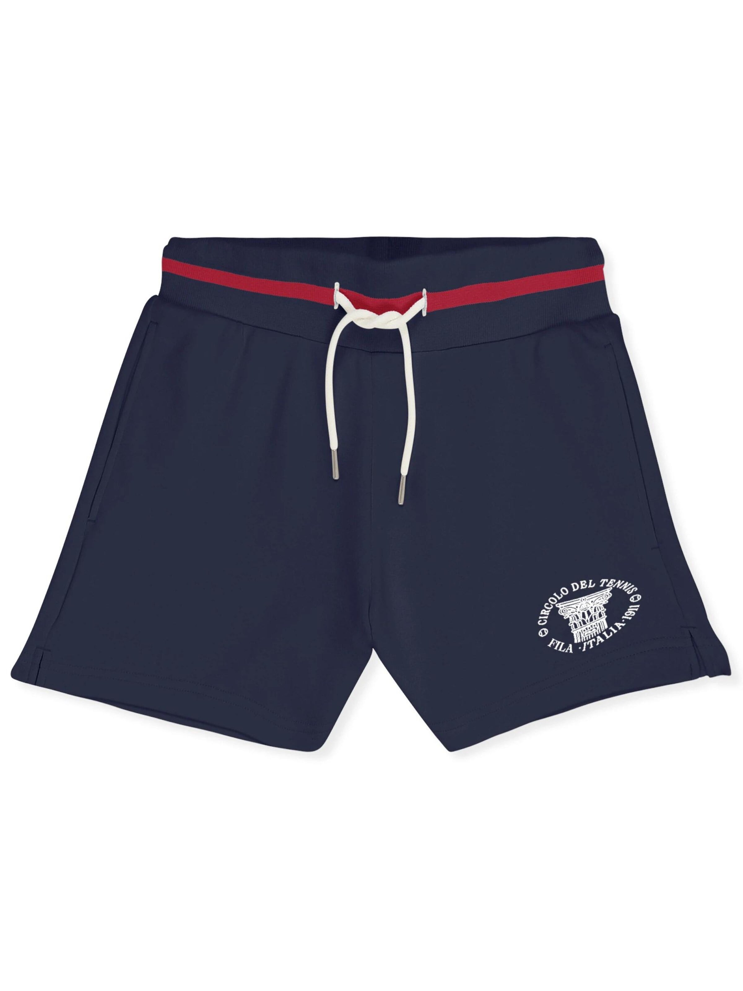 FILA Regular Broek 'MARLIA high waist graphic sweat shorts' in Blauw