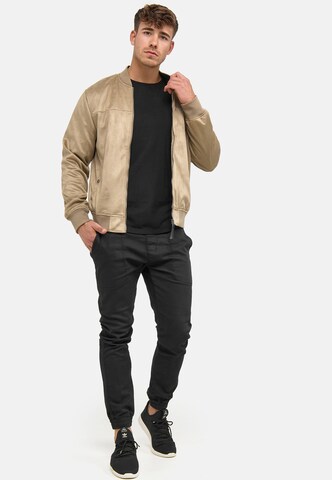 INDICODE JEANS Between-Season Jacket 'Abbott' in Beige