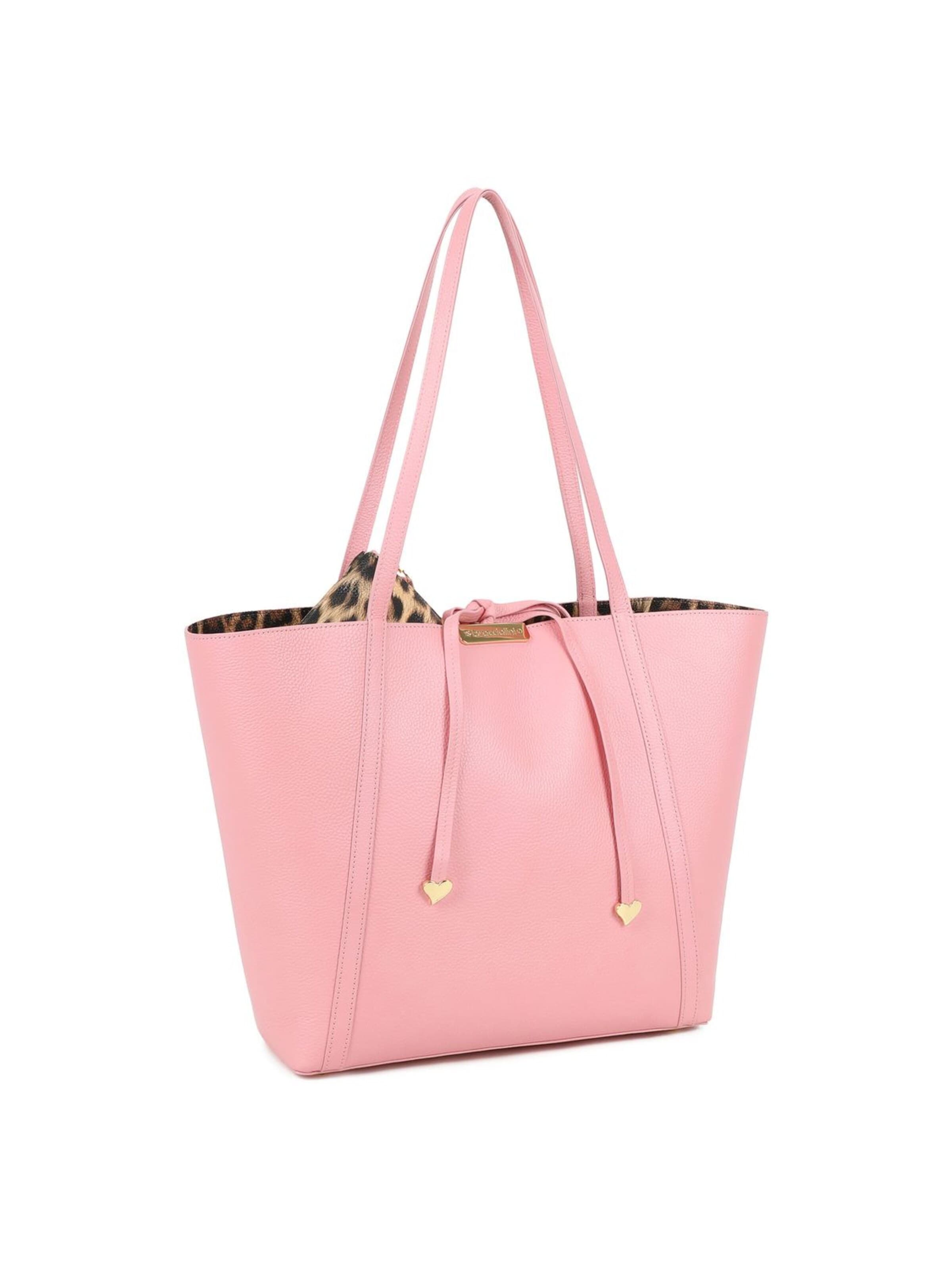 Shopper 'Double' di Braccialini in rosa