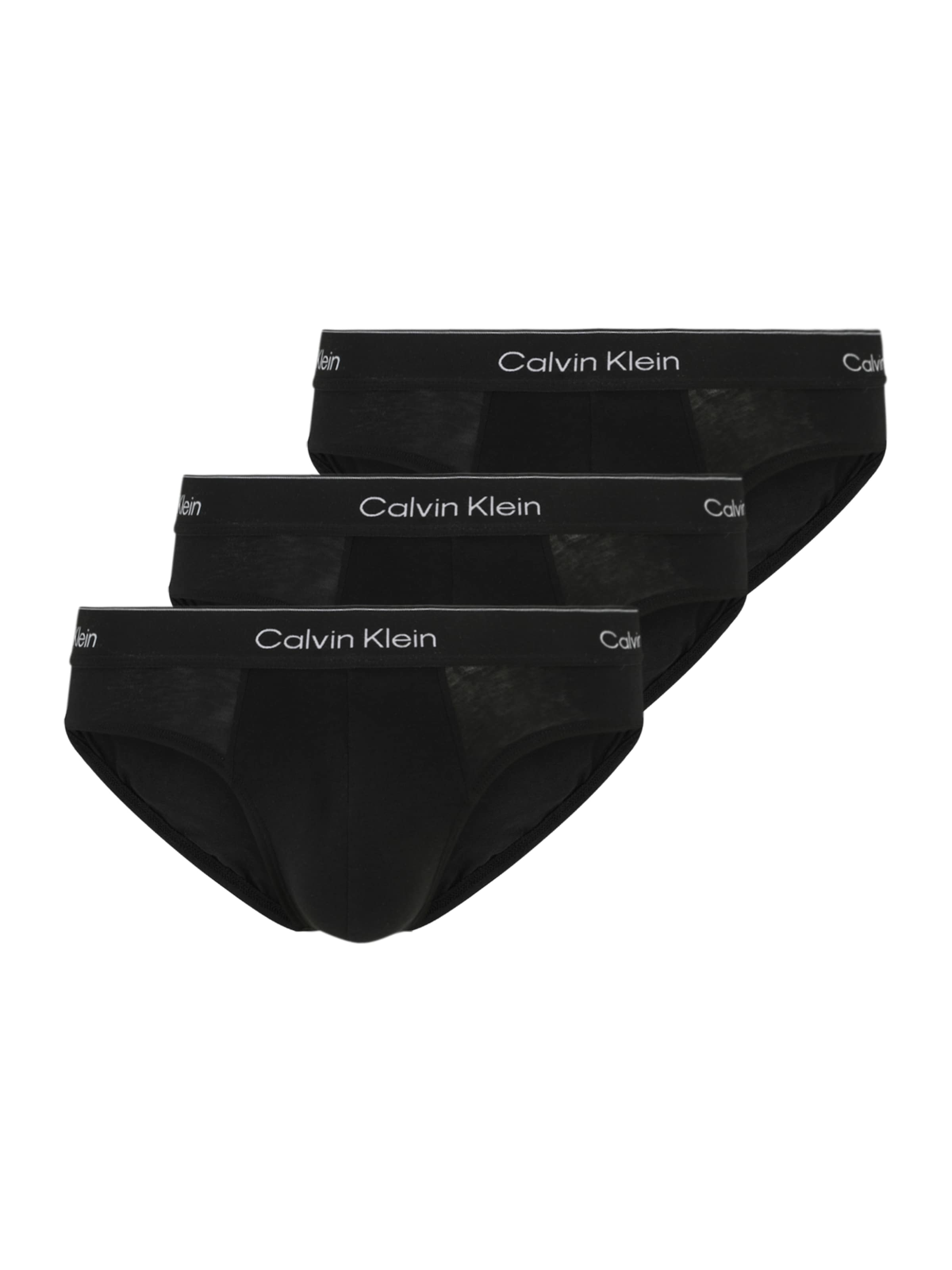 Calvin Klein Underwear Slipy – černá: přední strana