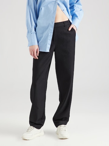 VILA Regular Панталон 'NELLIE' в черно: отпред