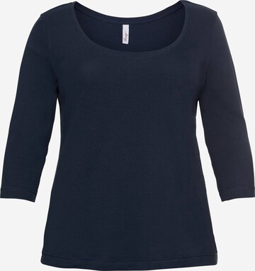 SHEEGO Shirt in Blauw: voorkant