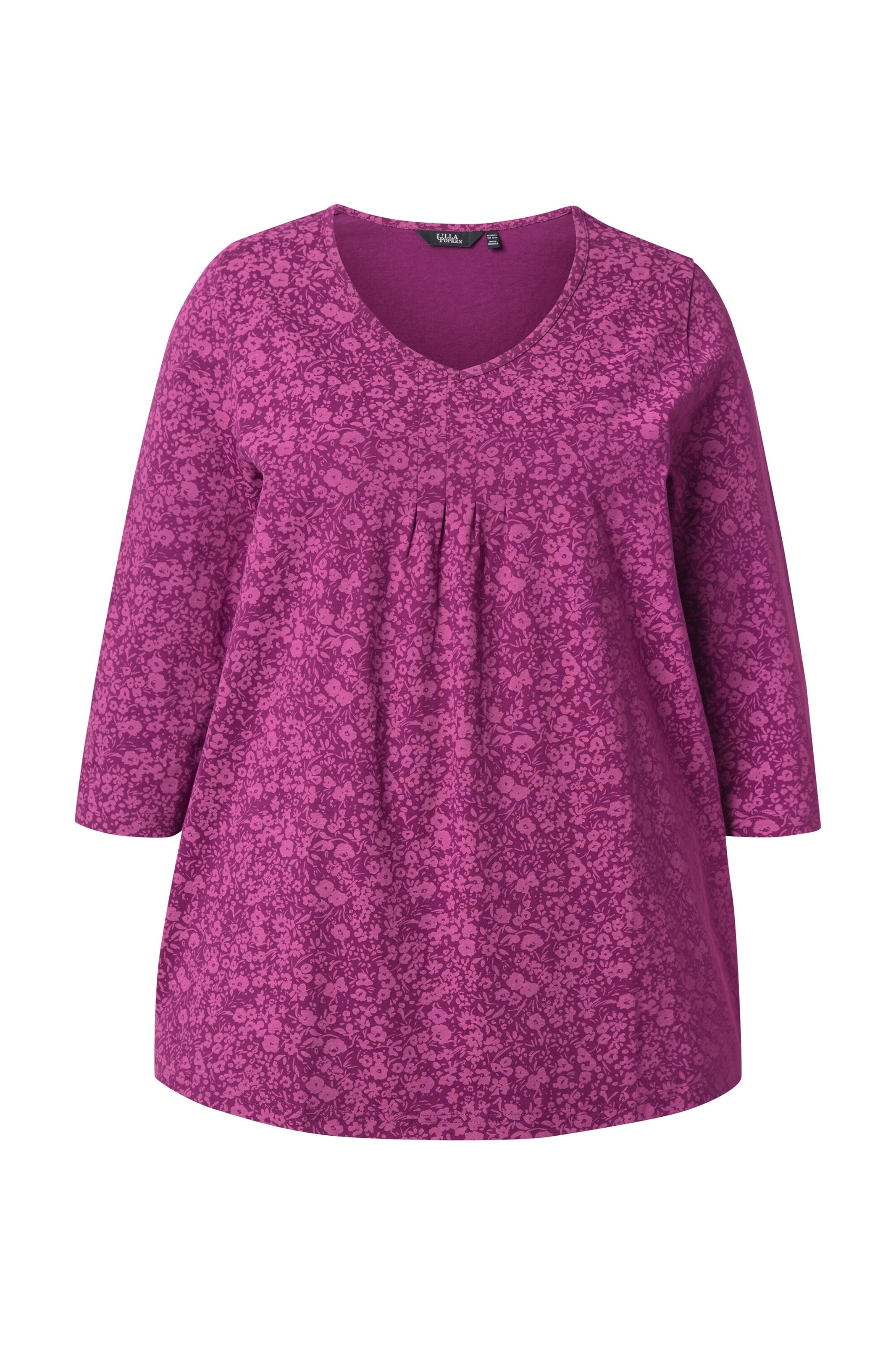 Ulla Popken Shirt in Roze: voorkant