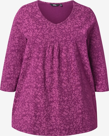 Ulla Popken Shirt in Roze: voorkant