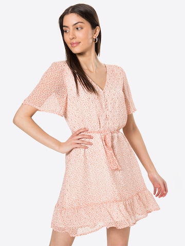 VILA - Vestido camisero 'Falia' en beige: frente