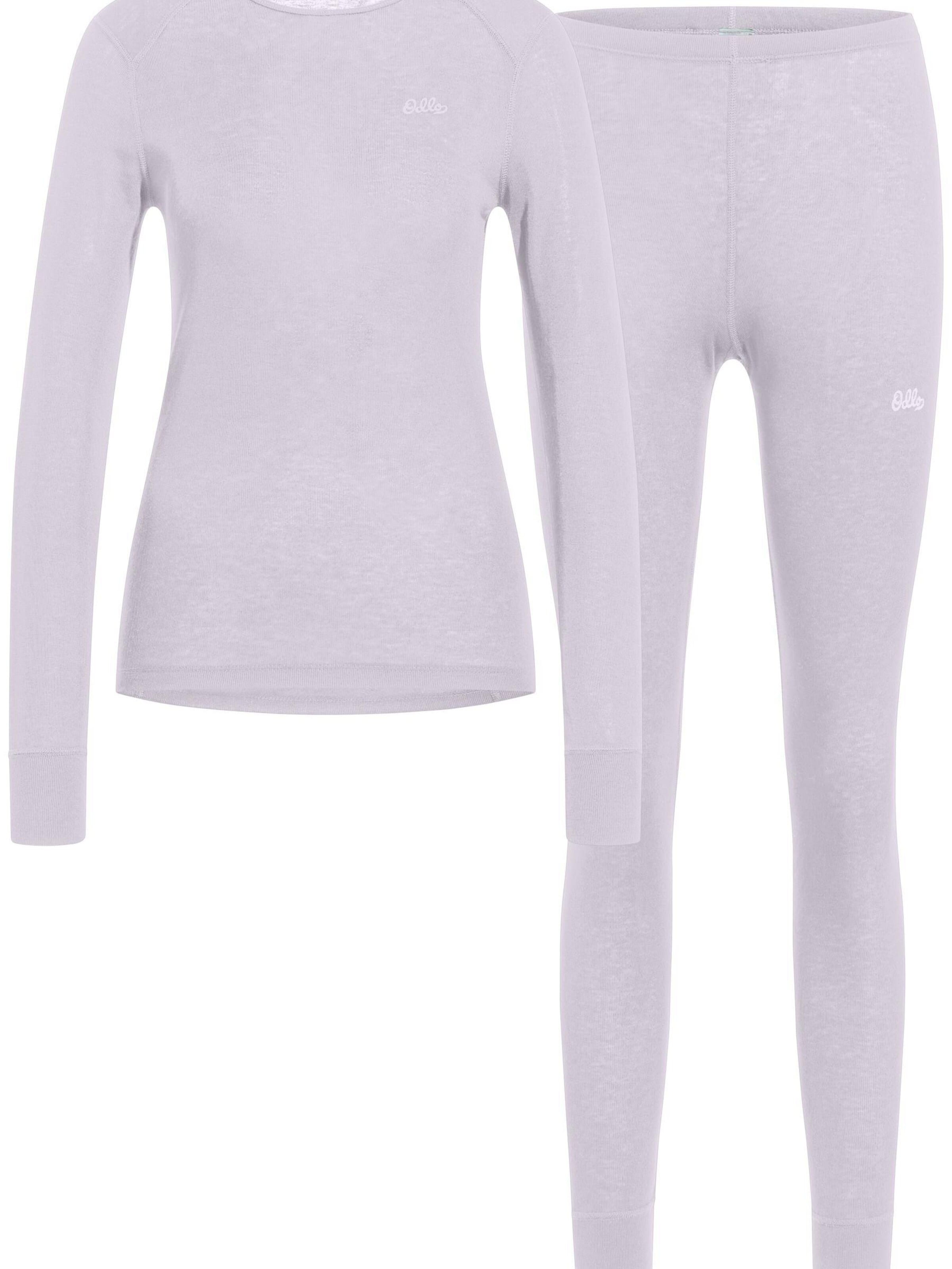 ODLO Wäsche-Sets 'ACTIVE WARM'‌‌‌ in Lila: Vorderseite