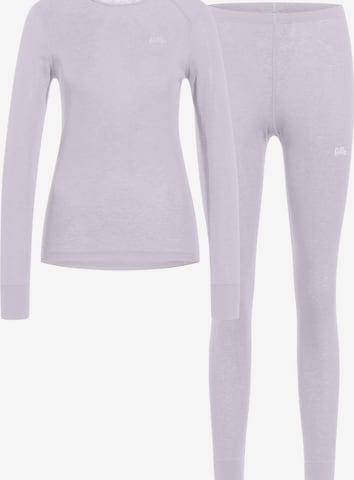 ODLO Wäsche-Sets 'ACTIVE WARM' in Lila: Vorderseite