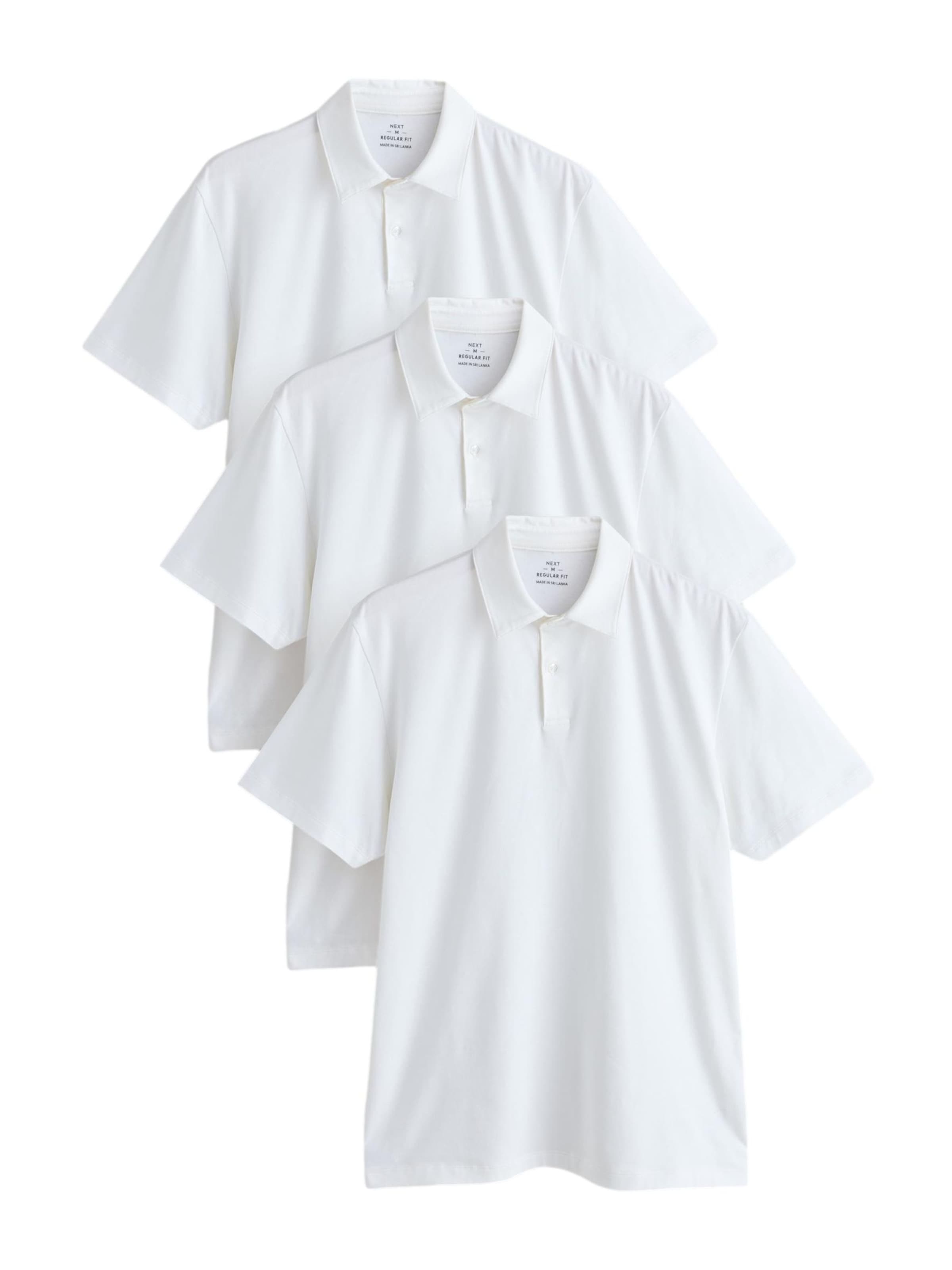 T-Shirt Next en blanc : devant
