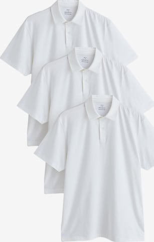 T-Shirt Next en blanc : devant