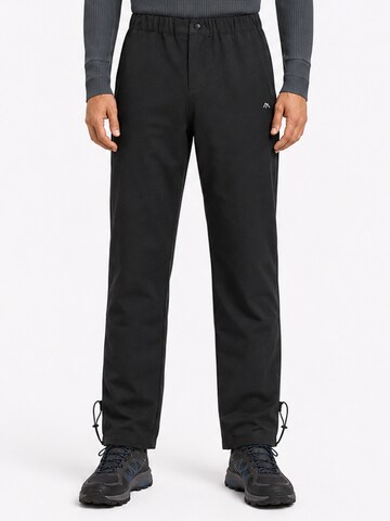 YOUTHUP - regular Pantalón de montaña 'SAUMREGULIERUNG' en negro