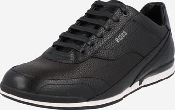 Baskets basses 'Saturn' BOSS en noir : devant