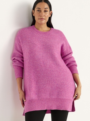 Cellbes of Sweden Oversized trui in Roze: voorkant