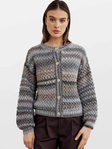 Cardigan ' Kae ' Noella en gris : devant