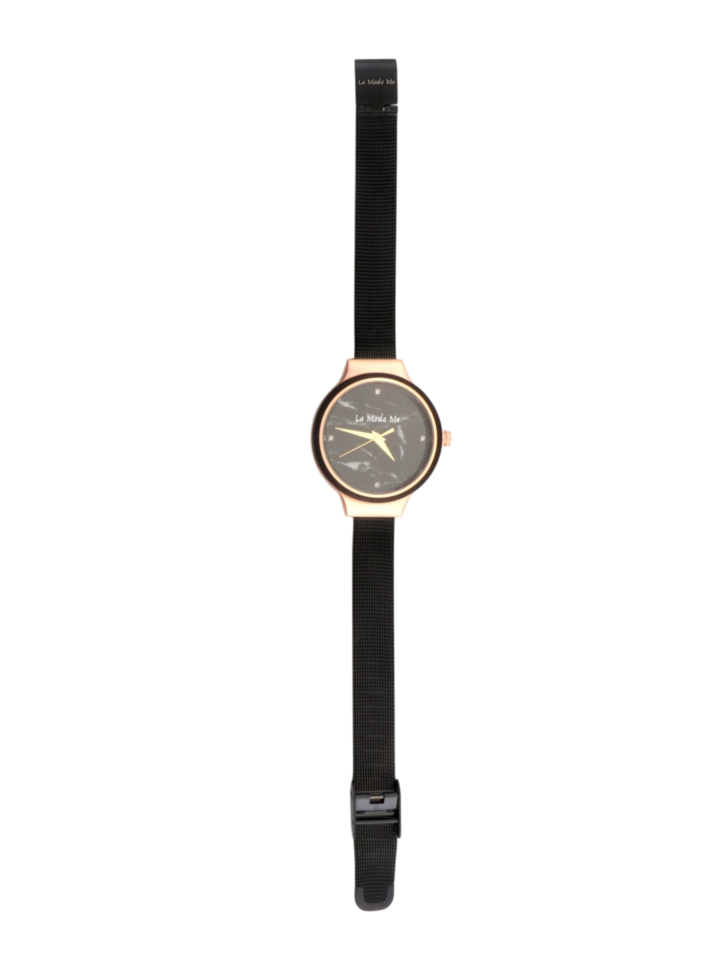 La Moda Me Analog Watch 'Stellar' in Black