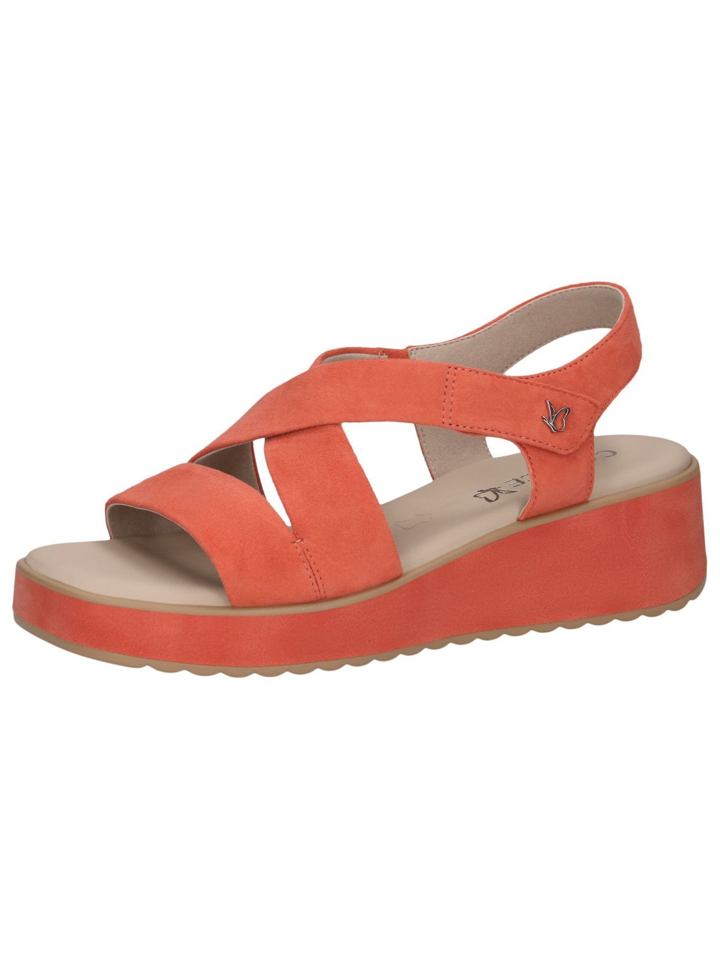 CAPRICE Sandals in Orange: front