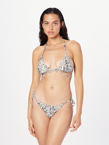 Emporio Armani Triangel Bikini in Beige: voorkant