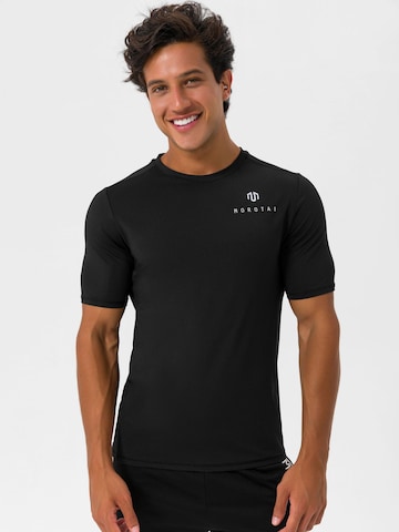 MOROTAI Funktionsshirt 'ENGINEERING' in Schwarz