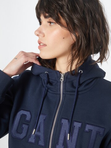 GANT Zip-Up Hoodie in Blue