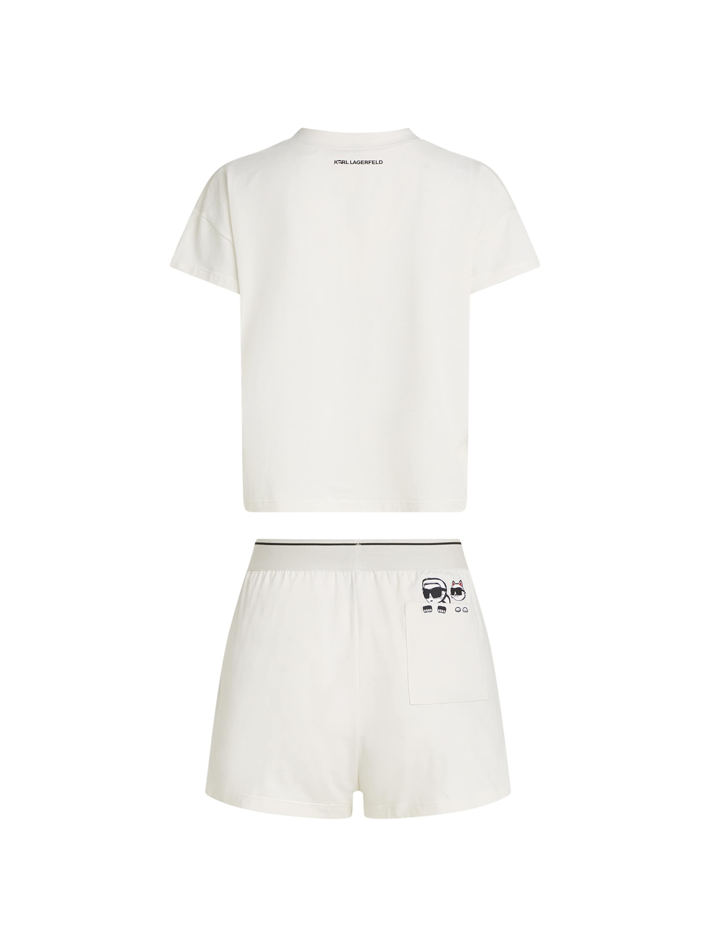 Karl Lagerfeld Pyjamashortsit värissä beige