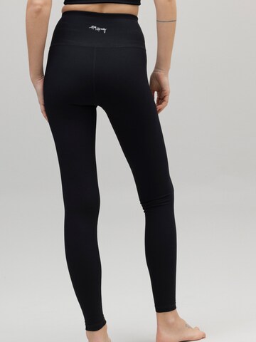 Hey Honey Skinny Leggings 'Ribbed' in Schwarz