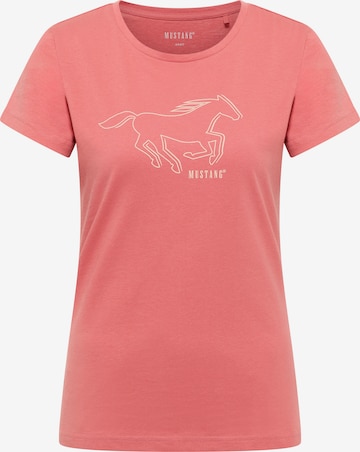 MUSTANG Shirt 'Style Loa' in Pink: front