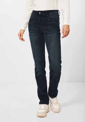 CECIL Slimfit Jeans 'Toronto' in Blauw: voorkant