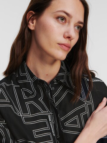 Camicia da donna di Karl Lagerfeld in nero