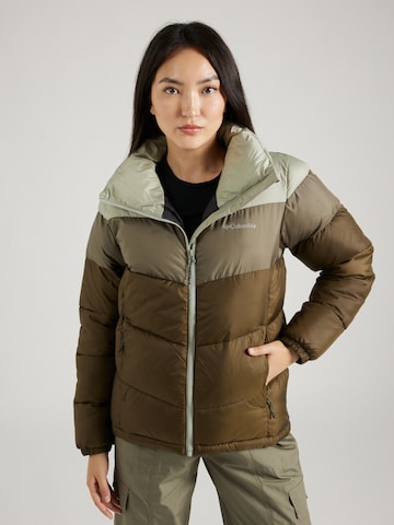 COLUMBIA Outdoor Jacket 'Puffect™' in Green: front