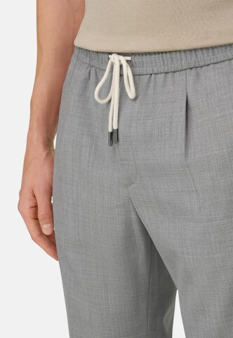 Coupe slim Pantalon à pince Boggi Milano en gris