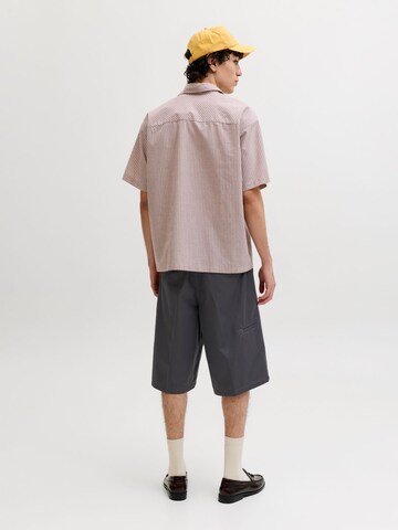 Baggy Pantalon à plis 'JPSTOwen Drew' JACK & JONES en gris