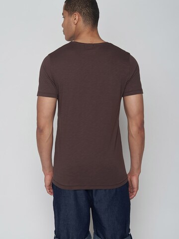 GREENBOMB Shirt 'Animal Sloth Surf' in Bruin
