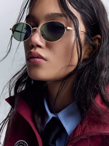 Bershka Sunglasses in Gold