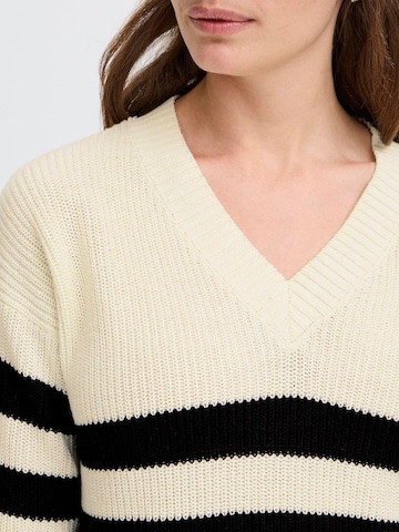 Pull-over ' OXKALA ' Oxmo en blanc
