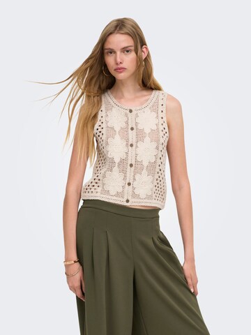 ONLY Vest 'ONLTara' i beige: forside