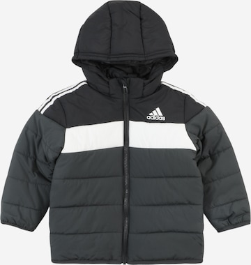 ADIDAS SPORTSWEAR - Casaco deportivo 'Padded' em preto: frente