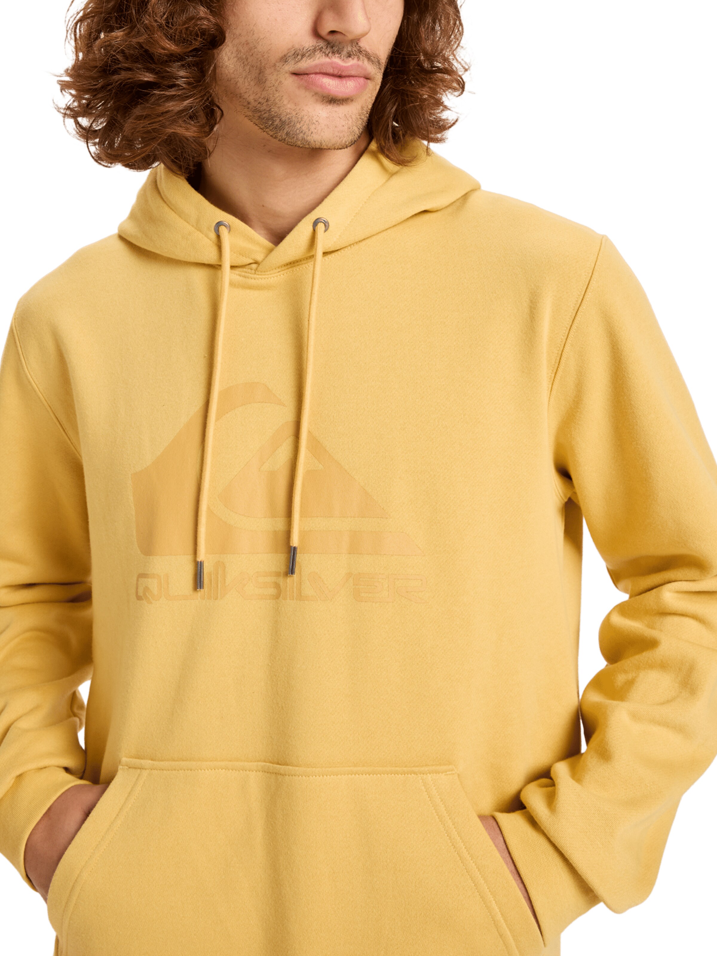 QUIKSILVER Athletic Sweatshirt in Yellow