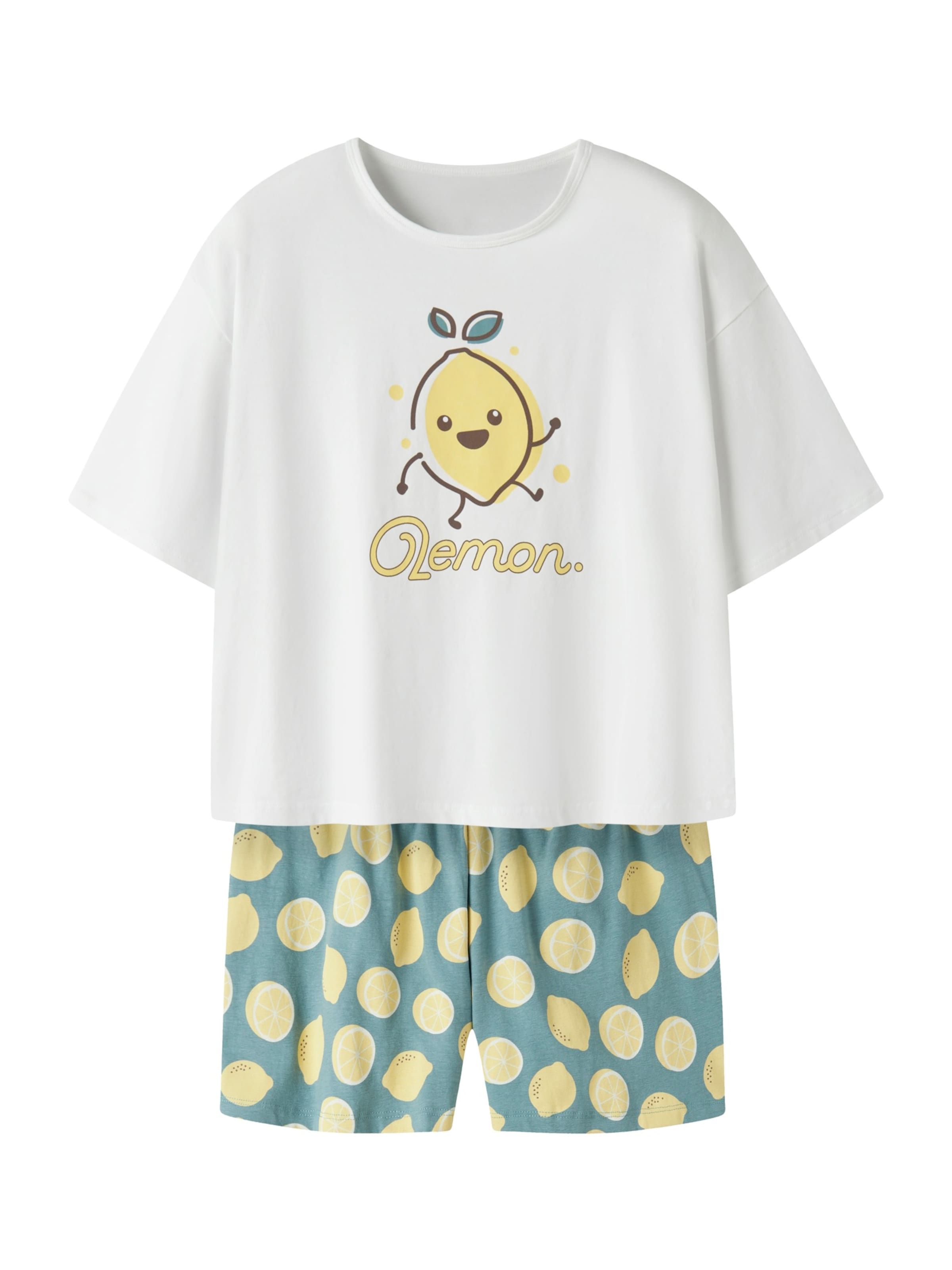 NAME ITPidžama set - zelena boja: prednji dio