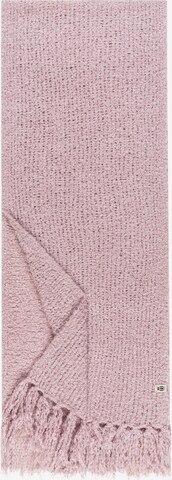 Écharpe 'CLASSIC BOUCLÉ' Roeckl en rose : devant