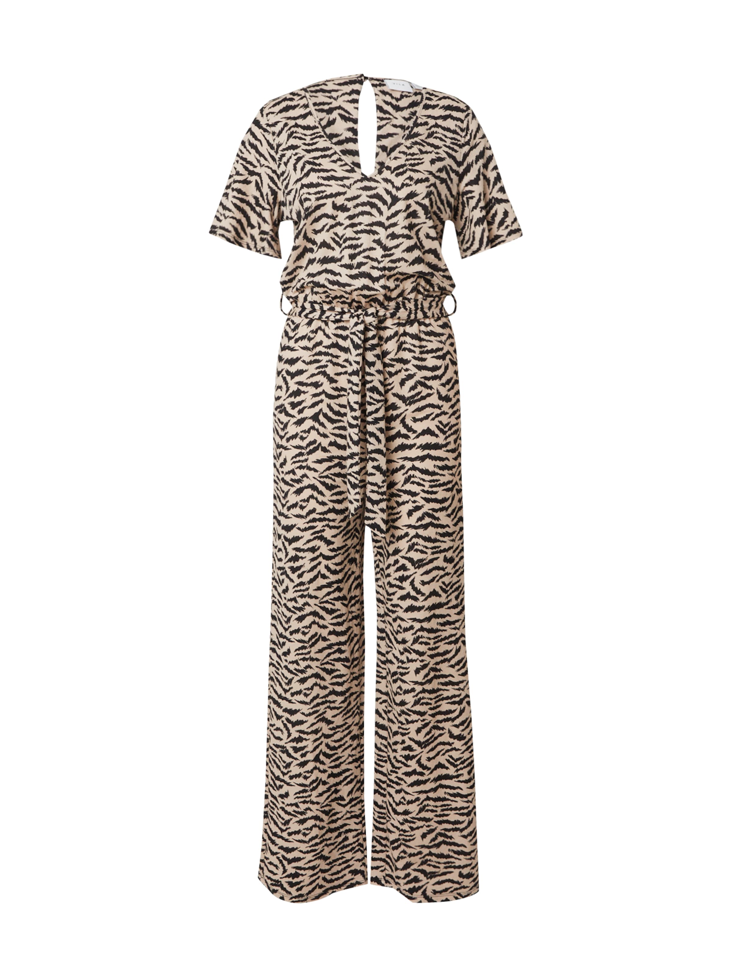 VILA - Jumpsuit 'VIEMLA SAFI' en gris: frente