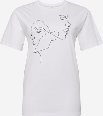 T-shirt 'One Line' Merchcode en blanc : devant