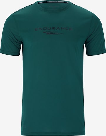 T-Shirt fonctionnel 'PORTOFINO' ENDURANCE en vert : devant