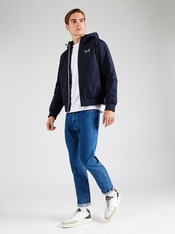 EA7 Emporio Armani Демисезонная куртка в Синий