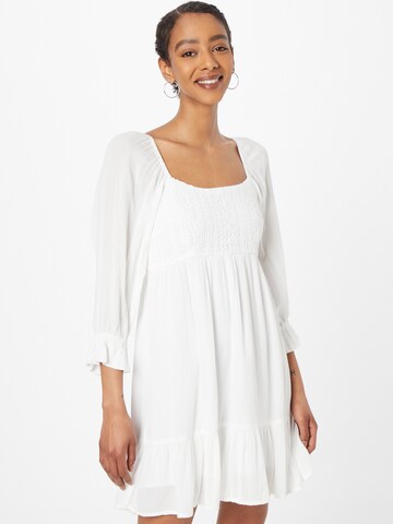 Robe 'EMEA' HOLLISTER en blanc : devant