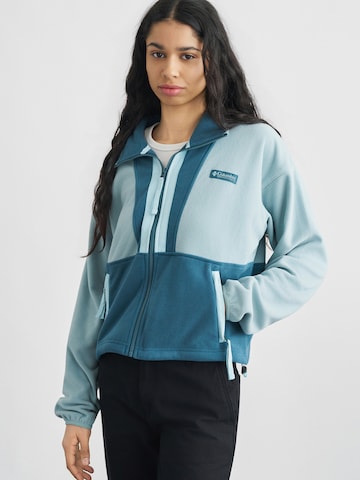 COLUMBIA Λειτουργική ζακέτα φλις 'Backbowl™ II' σε μπλε: μπροστά