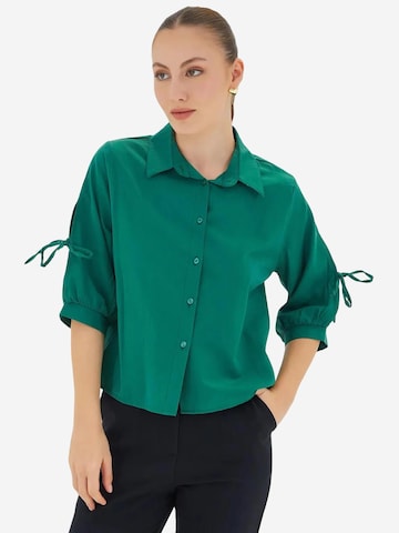 Camicia da donna di Bigdart in verde: frontale