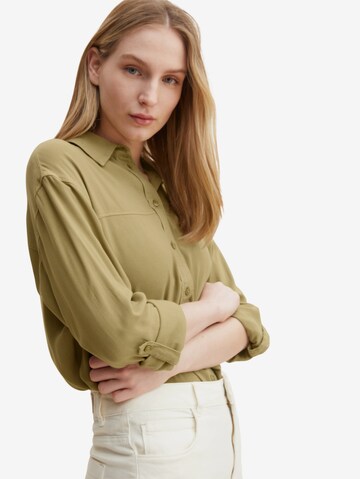 TOM TAILOR Blouse in Green