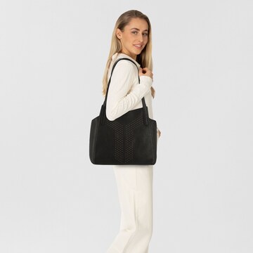 Cowboysbag Schoudertas 'Lavish' in Zwart: voorkant