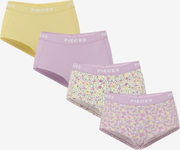 PIECES Boyshorts in Yellow: front