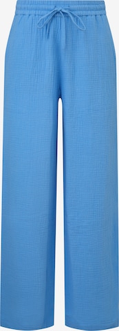 Wide Leg Pantalon QS en bleu : devant