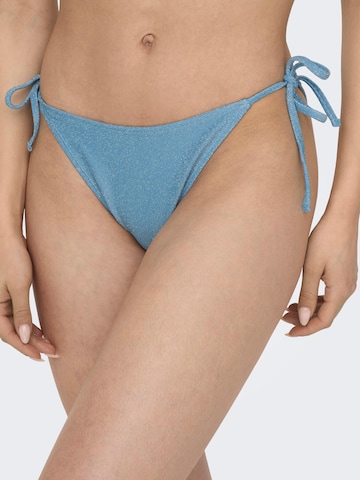 Pantaloncini per bikini 'EMMY' di ONLY in blu: frontale